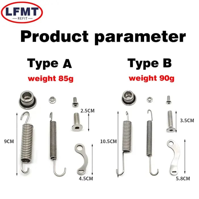 Kit de ressorts de béquille latérale de motocross, support de déclinaison, Husqvarna FE, TE, FX, TX,