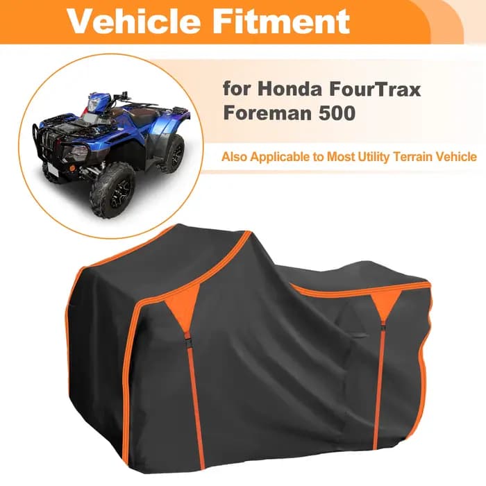 Housse de protection imperméable pour quad 4 roues UXCELL, compatible avec Honda FourTrax Foreman 50