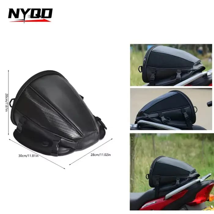 Sacoche de moto étanche pour siège arrière, sac de voyage pour motard, sac bandoulière pour moto éle