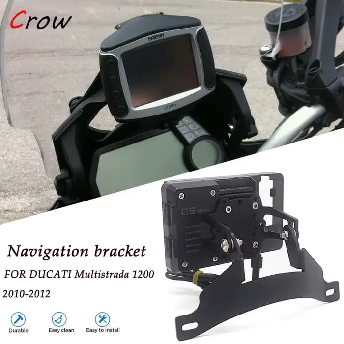 Support de plaque de téléphone portable pour moto DUCATI Multilm 1200, chargement sans fil, navigati