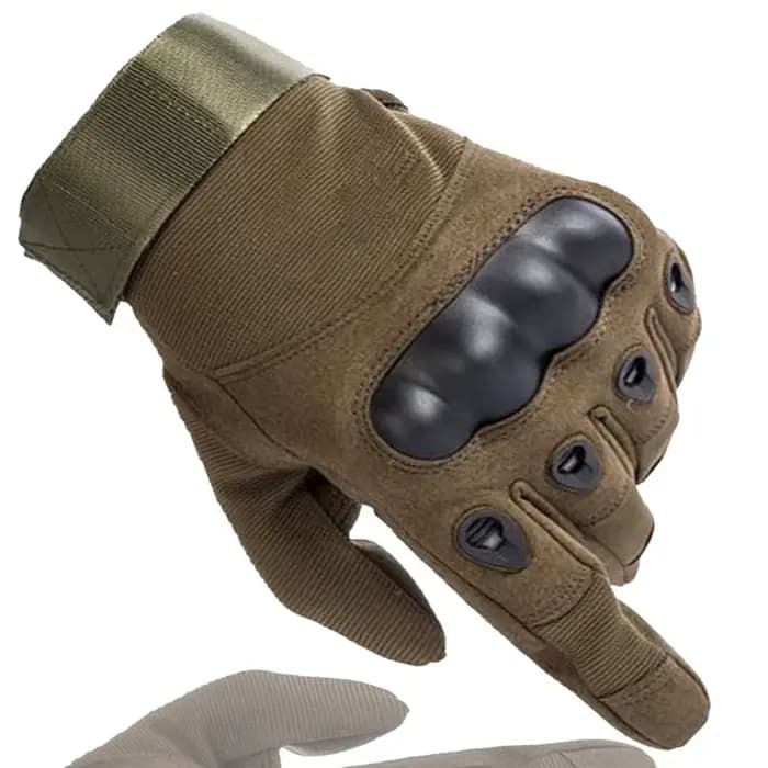 Gants tactiques à coque rigide en cuir Super Fiber pour hommes, protection contre les coupures, entr