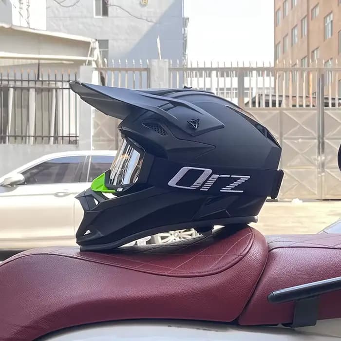Casque de moto tout-terrain super cool, casque de vélo RL D343, casque intégral de descente VTT, 3 c