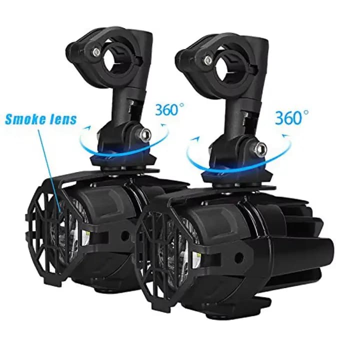 Lampe auxiliaire LED 40W 6000K, 2 pièces, Kits de feux de conduite antibrouillard Super lumineux, am
