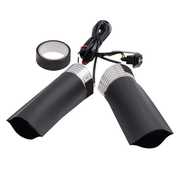 Chauffe-guidon de moto 12V, housse chauffante électrique pour moto, poignée chauffante, kit chauffe-