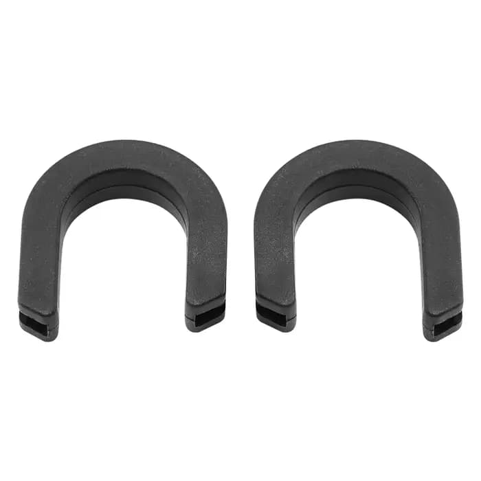 Porte-bagages pour moto, 2 pièces/4 pièces, support de panneau latéral, œillet noir pour Harley Tour