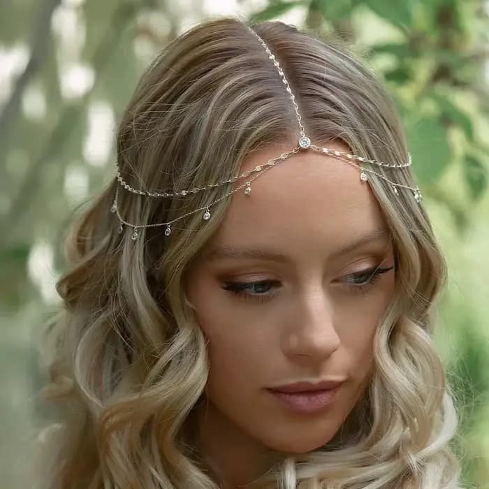 Accessoires de cheveux en cristal multicouches pour femmes, nouvelle personnalité, tendance, luxe br