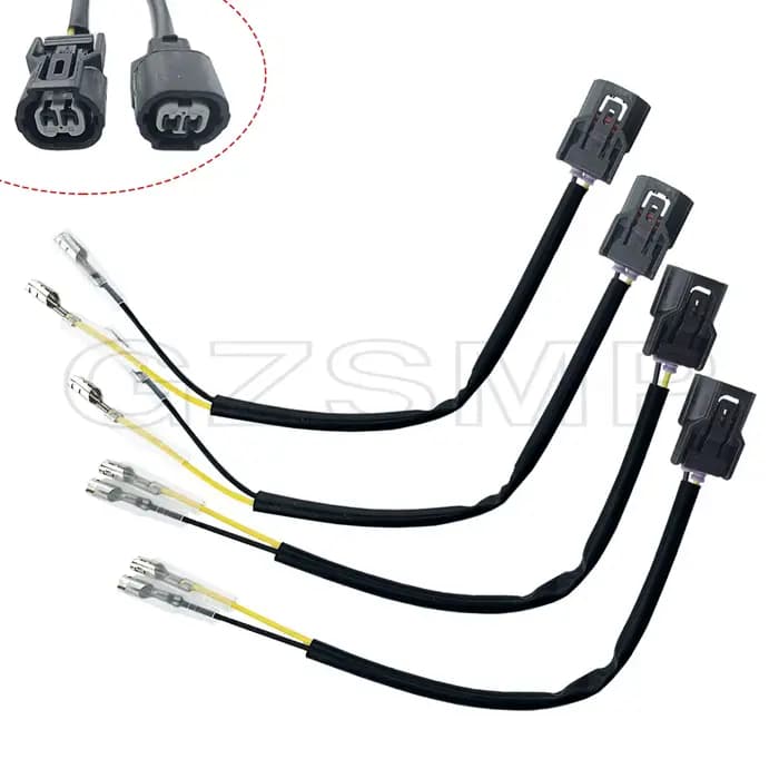 Câblage de clignotant adapté pour KAWASAKI Z900/SE/RS Z650RS Z1000SX VERSYS ZX10R Z H2, connecteurs