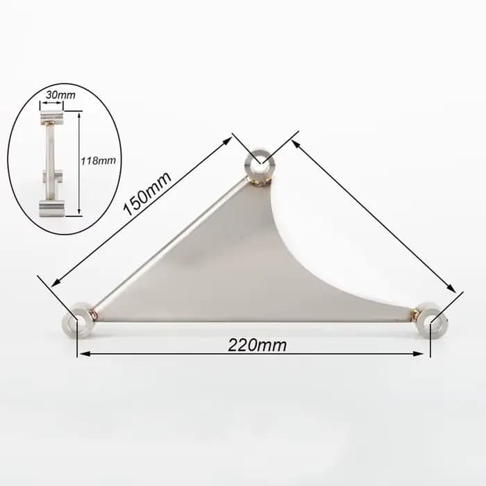 Tuyau de liaison de silencieux d'échappement de sprint de moto 51mm pour Vespa pour Sprint 150ie 125
