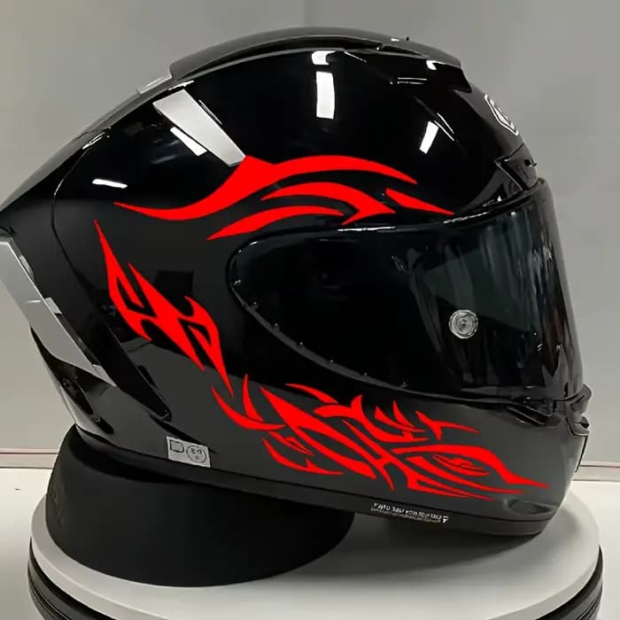 Casque de moto pour homme, Casque de moto Y, Casque/Accessoires moto, Autocollants pour casque/moto,
