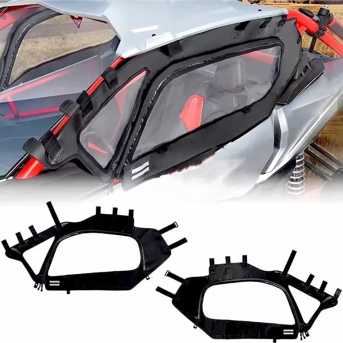 Kit de vitres souples pour Can-Am Maverick Bery, accessoires UTV, R RR 900 00-XRC XMR XRS DS RS Turb