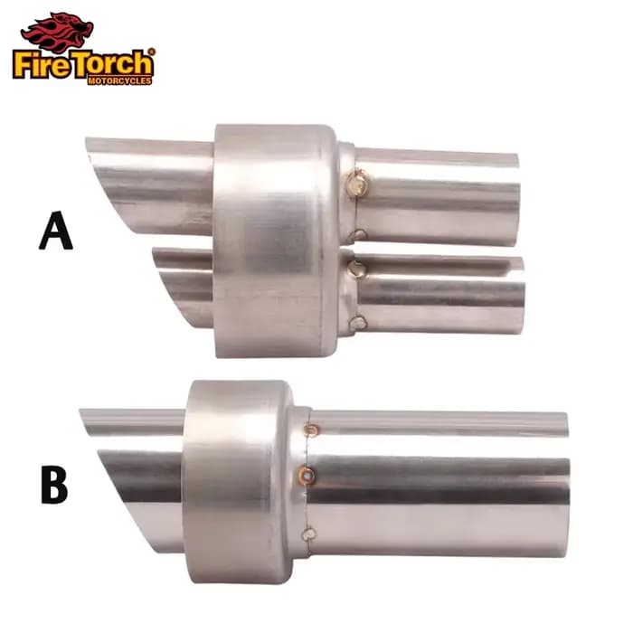 Pour moto 54.5mm tuyau de silencieux d'échappement universel DB tueur silencieux amovible réduire le