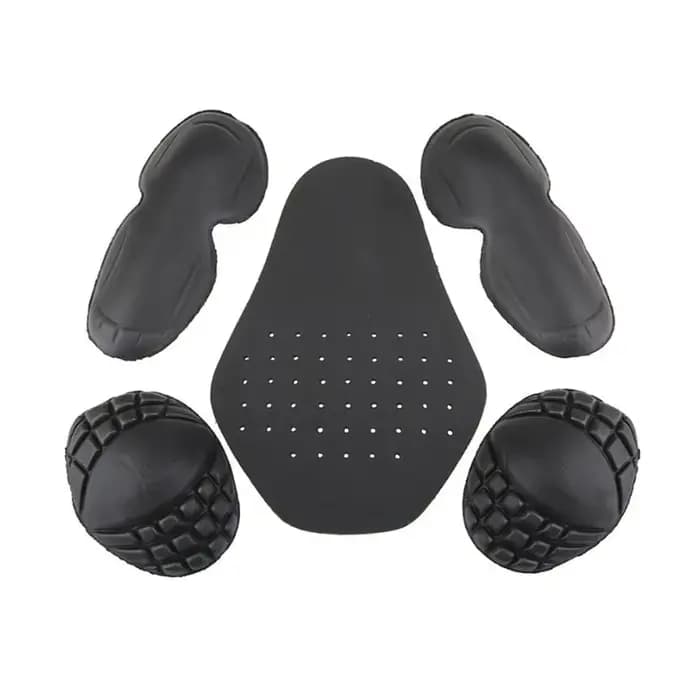 5 pièces/ensemble moto armure veste insérer dos protecteur épaissir haute élasticité cavalier armure