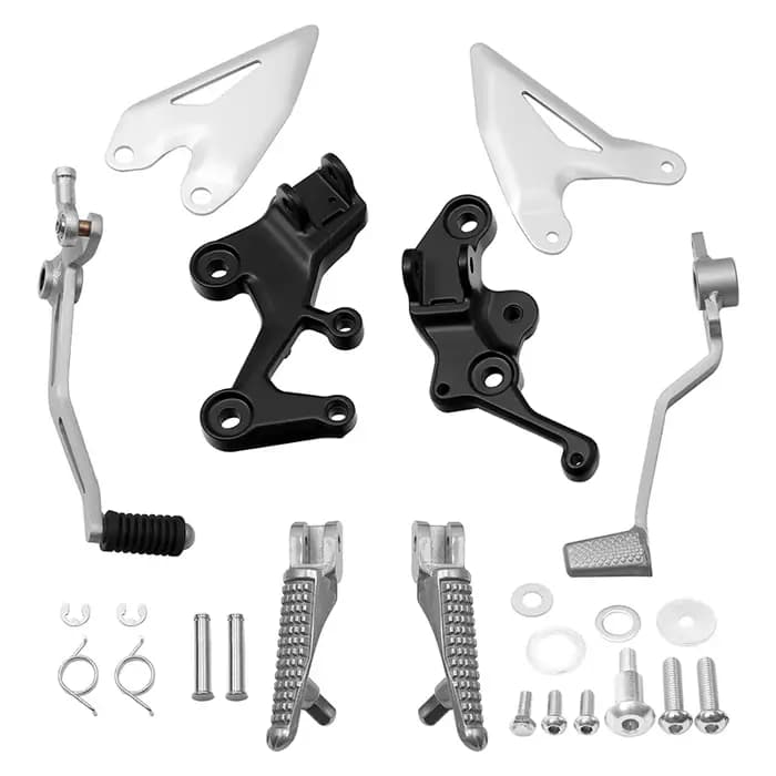 Support de repose-pieds pour conducteur avant de moto, pour Kawasaki Ninja 400 2018-2024 Z400 2019-2