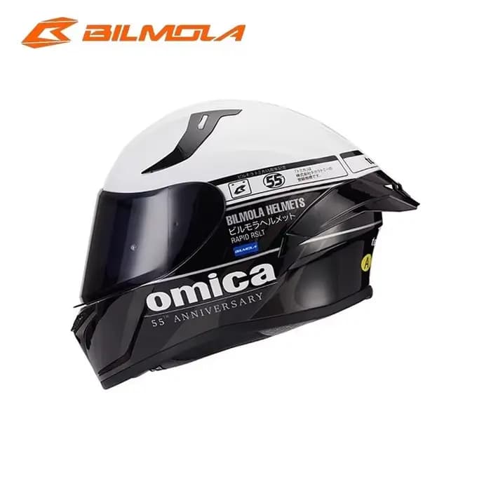 Casque de moto BILMOLA RAPID RSLT TOMI CA, casque de sport pour moto de rue, cadeau, visière noire,
