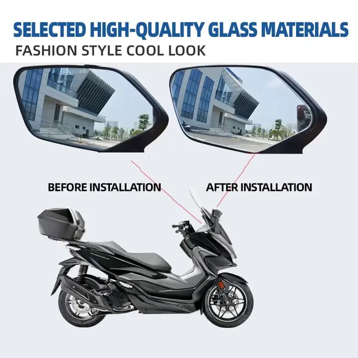 Pour HONDA Forza 125 250 NSS Forza125 Forza250 accessoires miroir convexe augmenter rétroviseurs rét