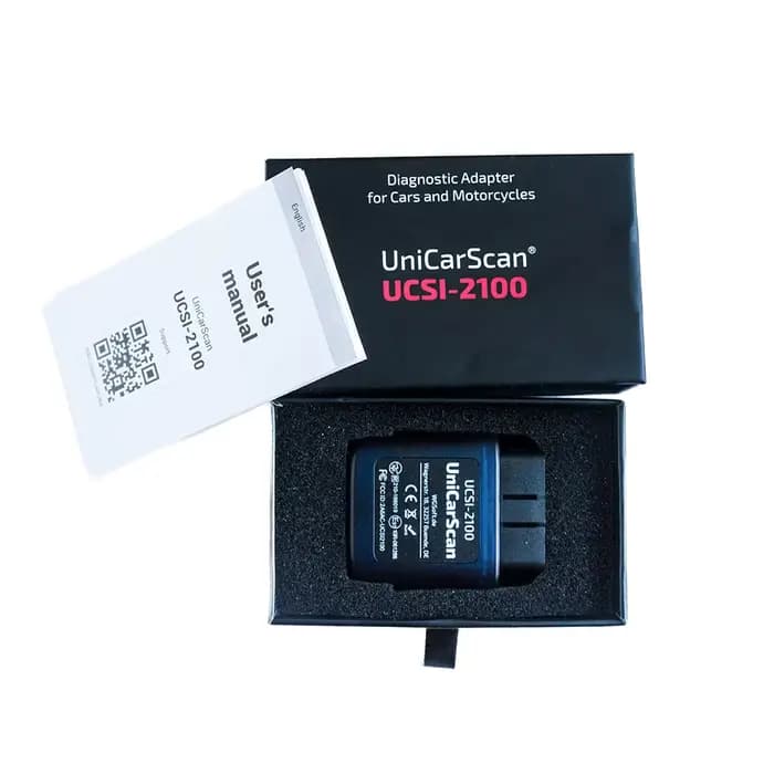 Adaptateur de diagnostic UniCarScan UCSI-2100 pour moto BMW, véhicule Triumph et autres motos, compa
