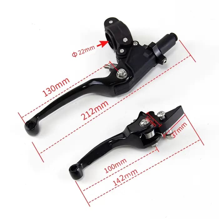 Leviers de frein et d'embrayage universels pour moto, 22mm, pour CNC ASV, poignée de porte pour CRF