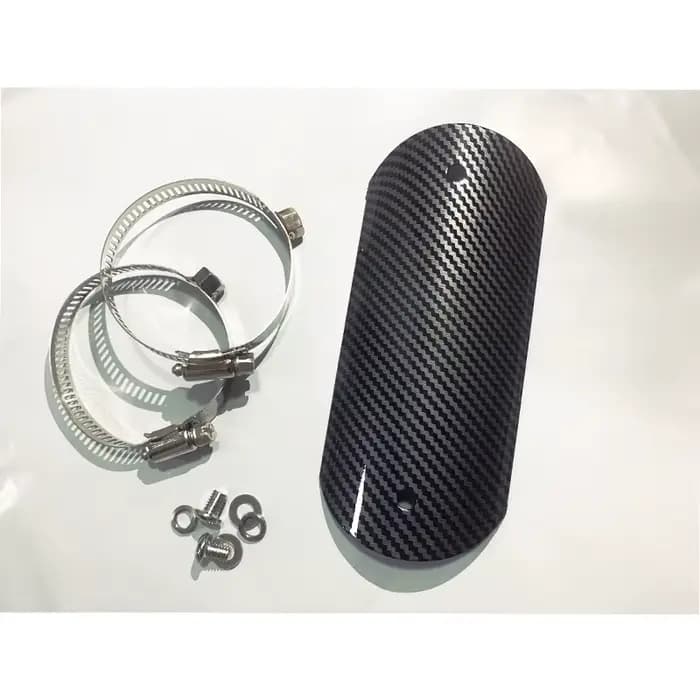 Tuyau d'échappement universel pour Moto, Style Fiber de carbone, couvercle de bouclier thermique, pr