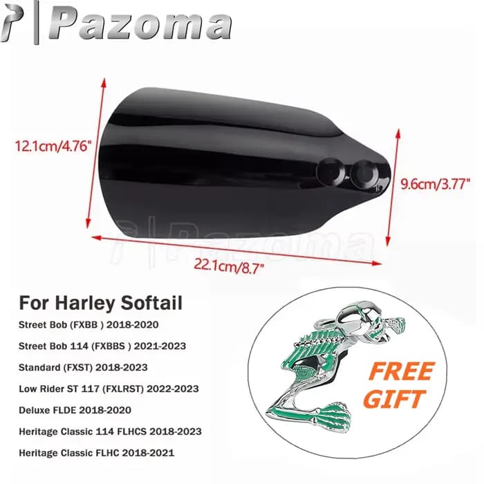 Bouclier de protection pour poignée de moto, pour Harley Softail Low Rider ST 117 FXLRST Deluxe FLDE