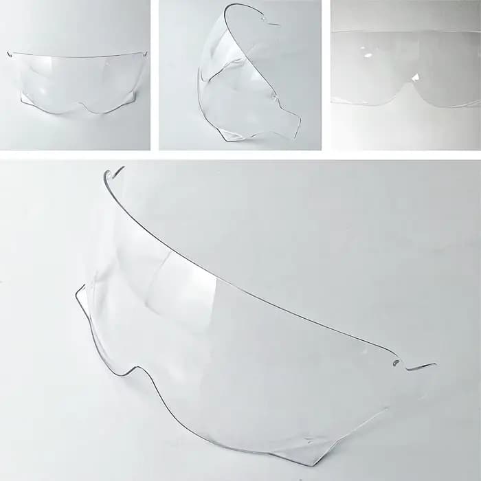 Bouclier facial CJ-3 pour SHOEI JO JO + EX-Zero CJ-3, lentille de visière de casque, remplacement de