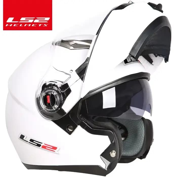 Casque de moto d'origine LS2 FF370 casque à Double lentille rabattable Certification tranchante Capa
