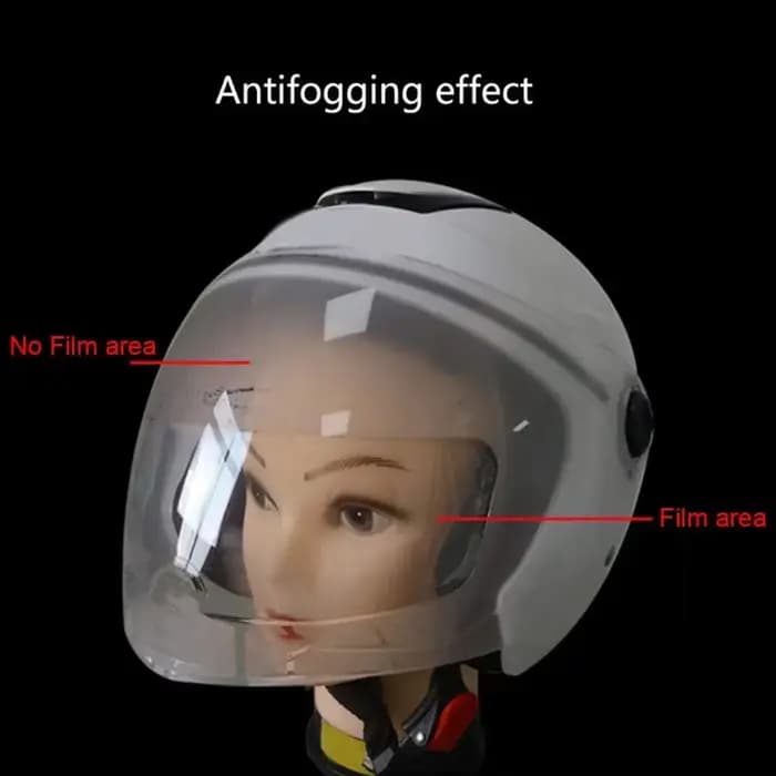 Film de Patch Anti-buée universel pour casque de Moto, Film de lentille Anti-pluie pour visière de M