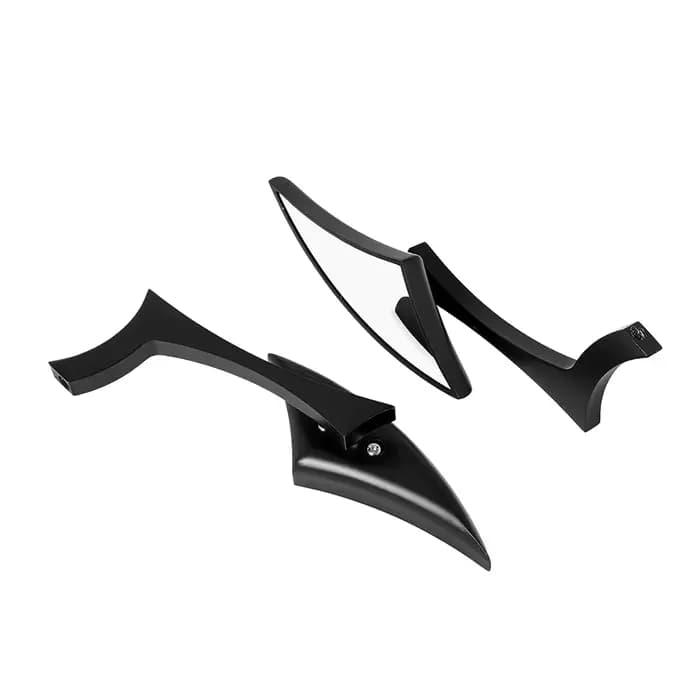 Rétroviseurs universels noirs pour moto, pour Harley Dyna Street Bob Cruiser Chopper