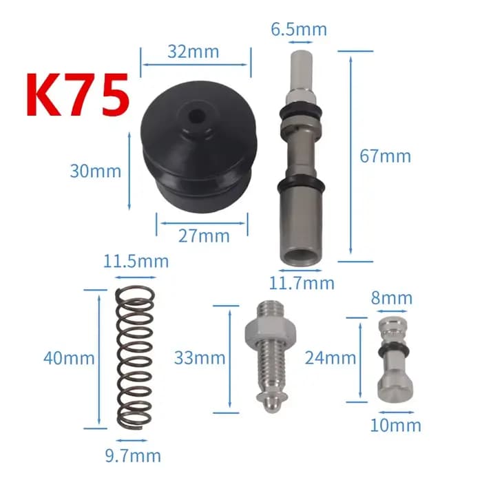 Kit de réparation du maître-cylindre de frein arrière pour moto Cafe Racer K Serie pour BMW K75 K75R