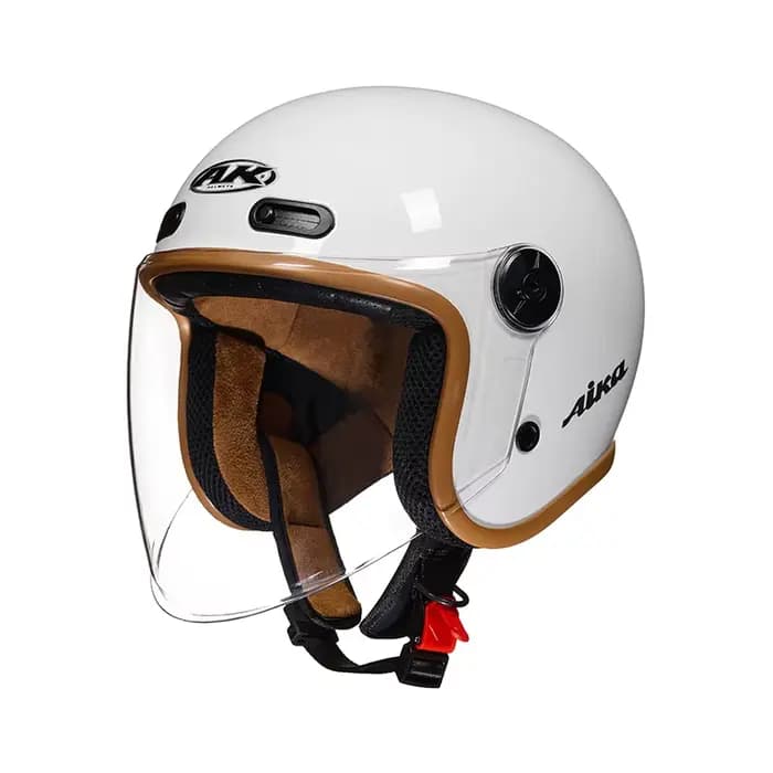 AK (Aikai) 728 – Casque de moto électrique unisexe trois-quarts avec double miroir et réglage, casqu
