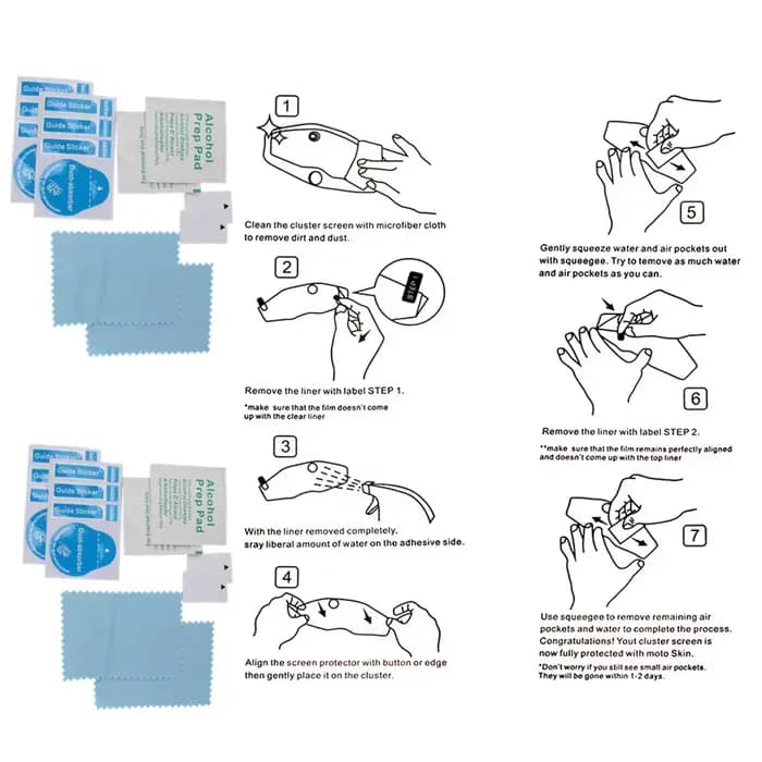 Film de Protection d'écran pour Yamaha YZF R1 R1M R1S M/S YZF-R1 YZF-R1M YZF-R1S