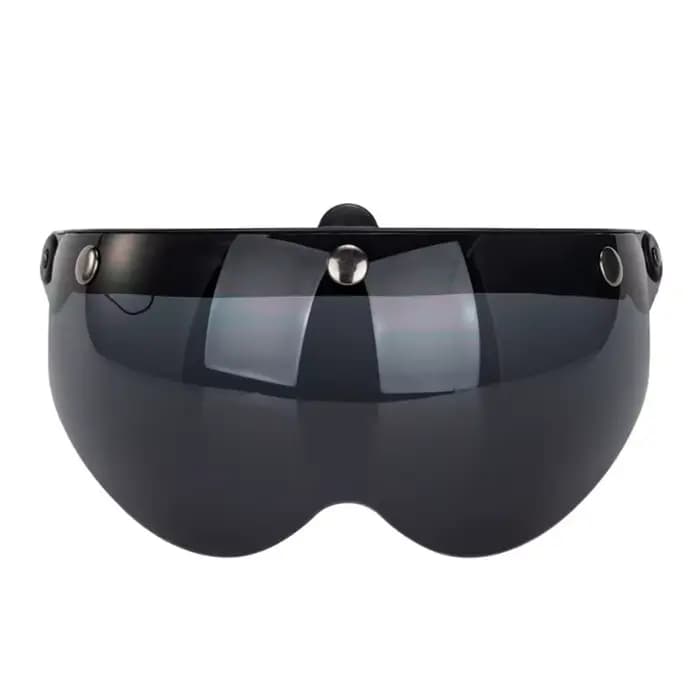 Visières universelles pour motos, pilote rétro, Standard, 3 boutons-pression, casque ouvert rabattab