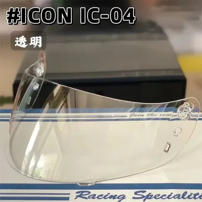 Bouclier optique IBurgos IC-04 airframe Pro Airmada airform casque visière bleu iridium rouge chrocl