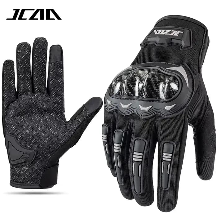 Gants de moto d'été pour hommes, pour écran tactile, pour Dirt Bike, Motocross, coque en Fiber de ca