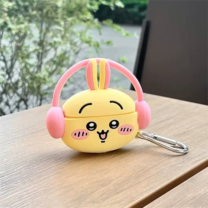 Étui Airpods Pro 3 1 4 3 2 Pro, étui pour écouteurs de dessin animé Usagi à longue oreille avec brel