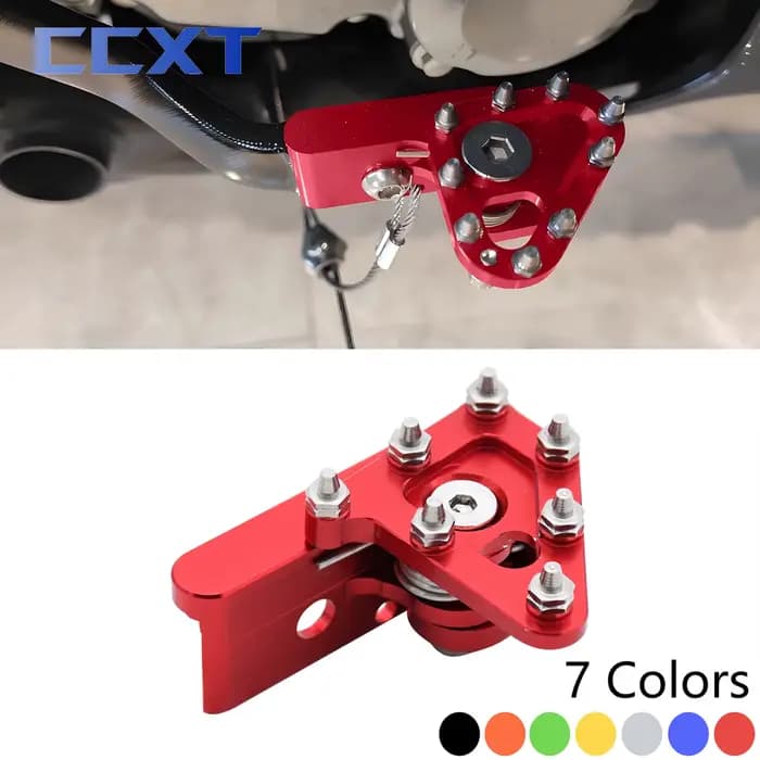 Pédale de frein arrière CNC pour moto, levier de frein, tête de frein, KTM, EXC, EXCF, SX, SXF, XC,