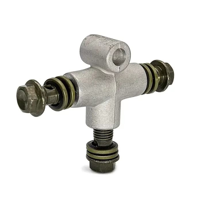 Connecteur de raccord de tuyau de frein hydraulique, adaptateur en T à 3 voies pour ATV Kart M10 X 1