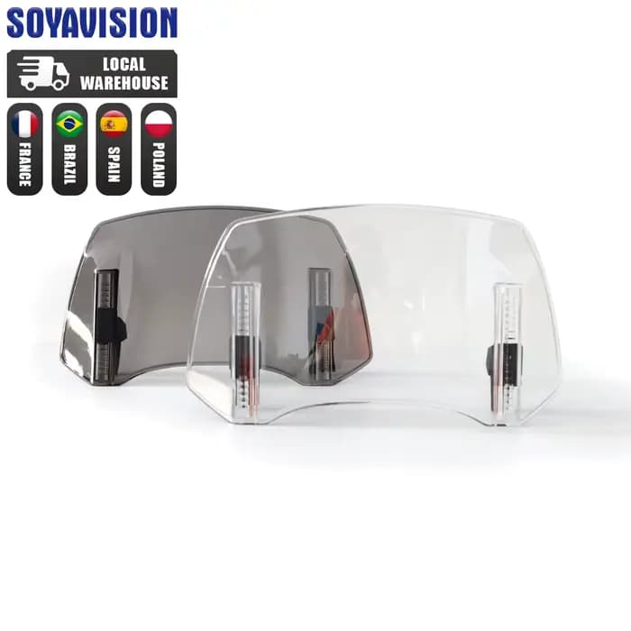 Extension de pare-brise de moto universelle pour BMW KTM KAWASAKI YAMAHA HONDA SUZUKI DUCATI, access