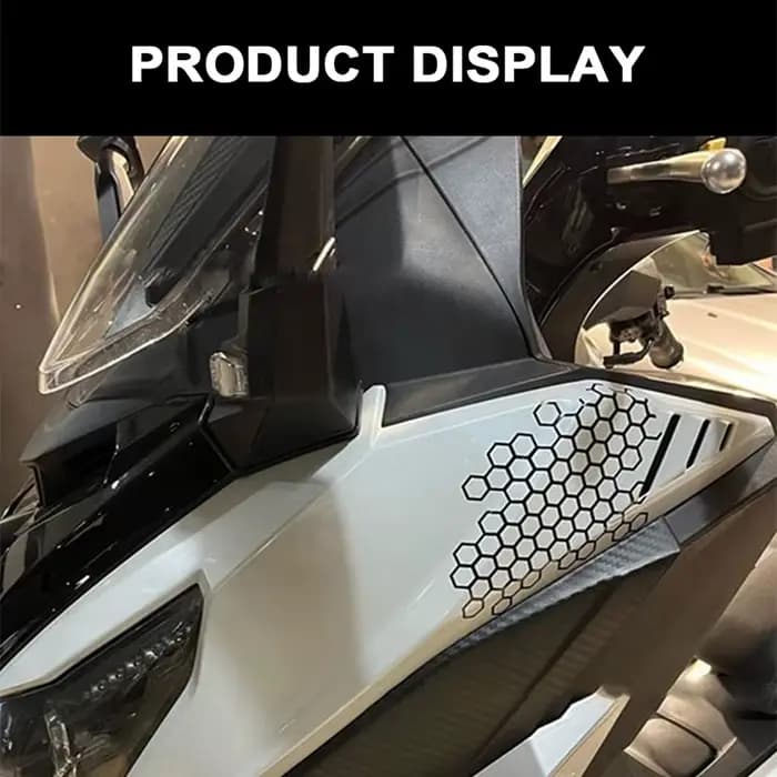 BLALION autocollant moto nid d'abeille casque décalcomanies autocollants voiture Refit créatif corps