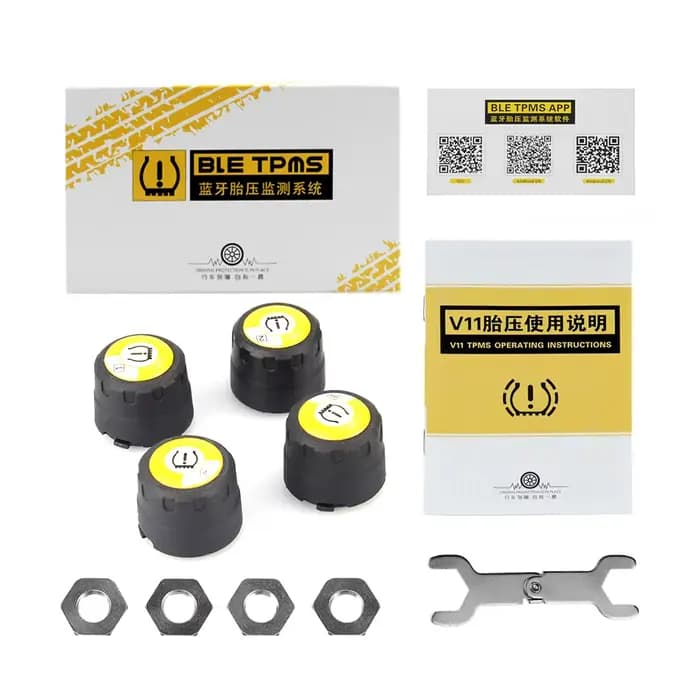 Système d'alarme de pression des pneus TPMS pour motos, Bluetooth 5.0, TMPS, Android/IOS, système de