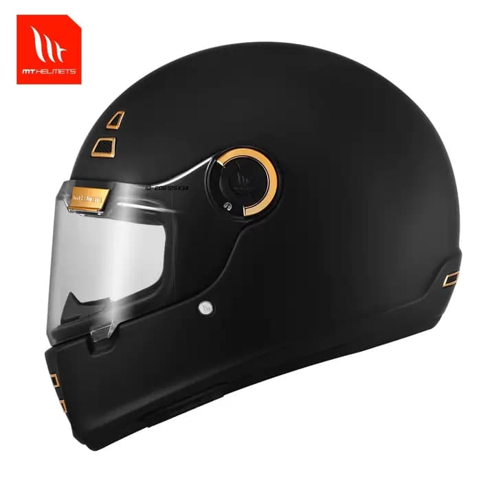 Casque de moto rétro haute performance, coque ABS, visière transparente, ventilation, certifié ECE D