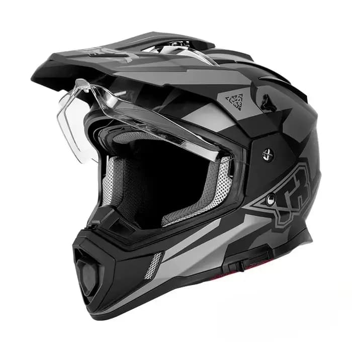 Casque de moto tout-terrain Trtiger JT1, casque de moto Tiger à double visière, casque de route doub