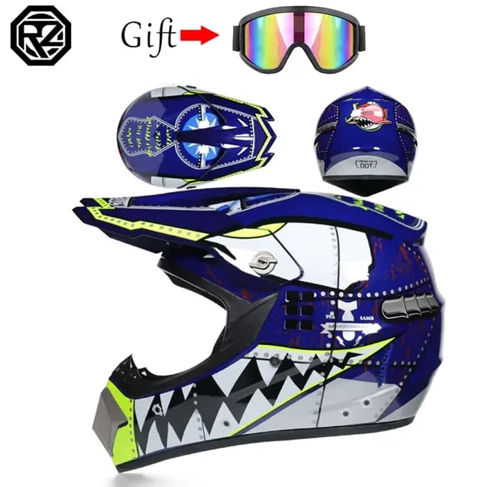 ORZ casque tout-terrain professionnel pour enfants voiture de sport descente AM DH casque tout-terra
