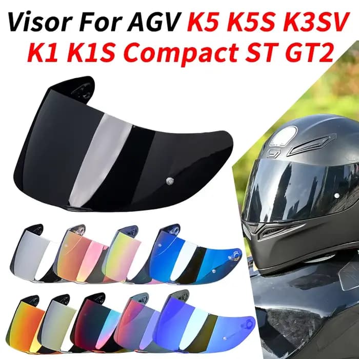 Pour AGV K5 K5S K5-S K3SV K1 K1S Compact ST Moto Casque Visière Lentille Bouclier Lunettes Plein Vis
