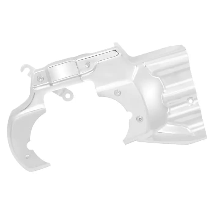 Couvercle d'interface de Transmission de moteur de moto en aluminium chromé CNC pour Harley Softail