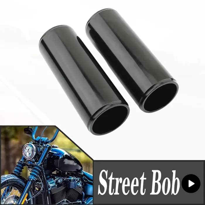 Couvercle d'amortisseur supérieur coulissant de botte de fourche avant de moto en aluminium pour Har
