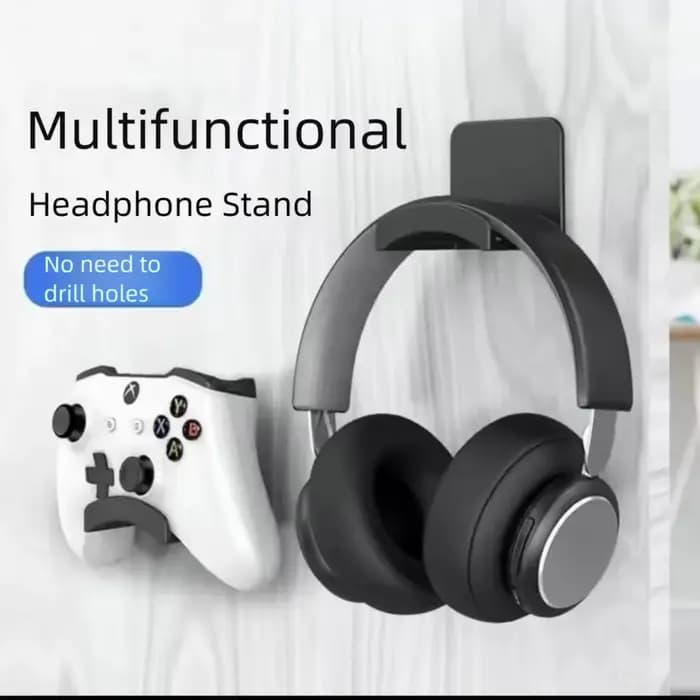 360 ° Support rotatif pour casque, support de bureau pour casque de jeu PC, crochet de suspension