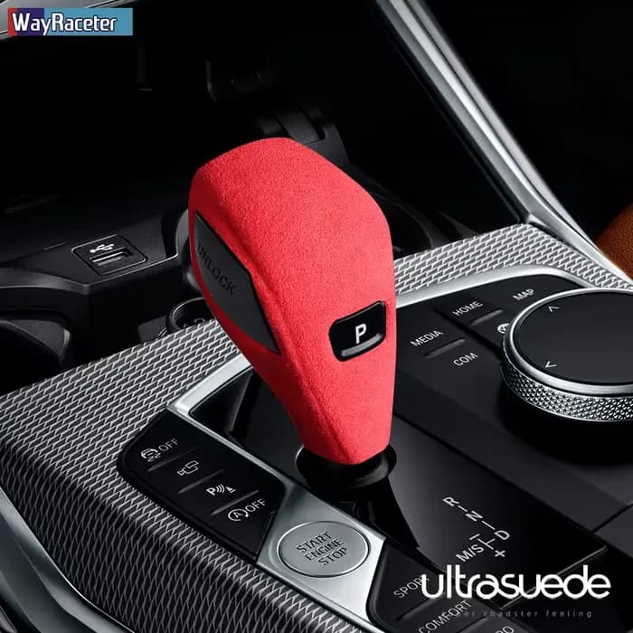 Couvercle Kiev illage de pommeau de levier de vitesse rond en daim Ultrasuede Top, accessoires de pe