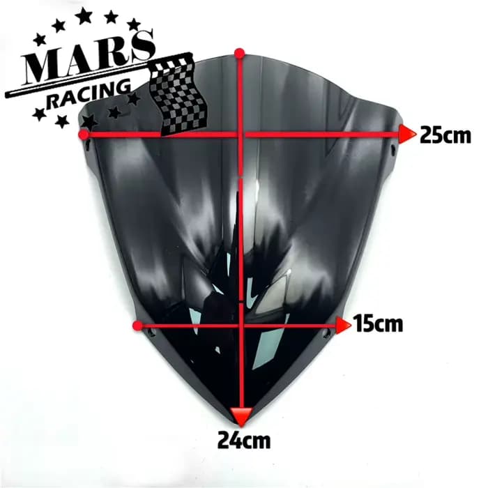 Kit de déflecteur de pare-brise en aluminium pour moto, compatible avec YAMAHA MT-03 MT03 2020 2021