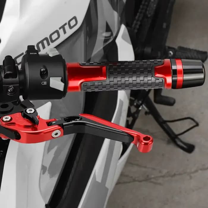 Leviers d'embrayage de frein de moto guidon extrémités de la poignée poignées pour Honda CB1000R 200
