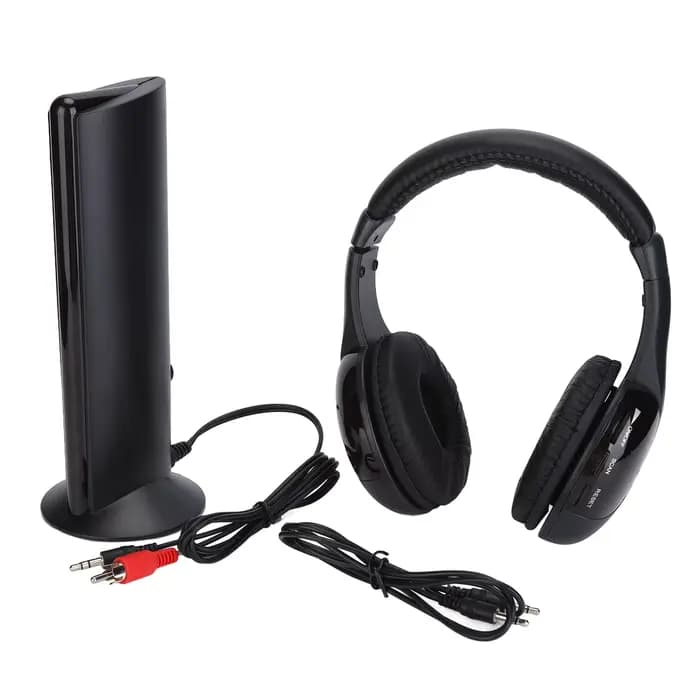 Casque sans fil 5 en 1, HiFi, Deep Bass, Radio FM, Casque supra-auriculaire avec surveillance pour P